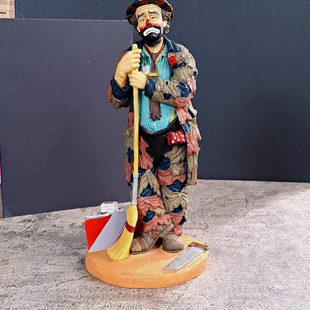 Emmett Kelly 1996 Stanton Arts In The Spotlight Those Were The Days Figurine 12"